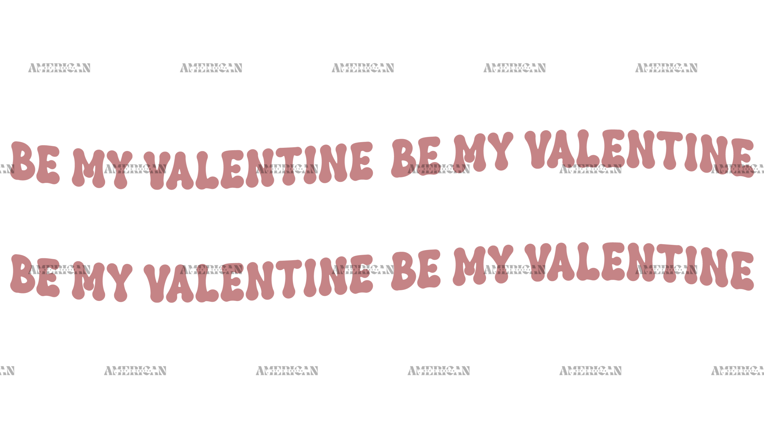 Be My Valentine-6 UV DTF Transfer