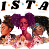 Black Sistas Flowers DTF Transfer