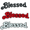 Blessed Patch (Large/Chenille)