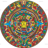 Calendario Maya Colors Dtf Transfer