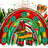 Cinco De Mayo Rainbow DTF Transfer