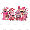 Coffee Bad Bunny Valentine DTF Transfer