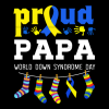 Down Syndrome Papa DTF Transfer