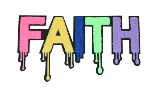 Alternative view of Faith Patch (Large/Chenille)