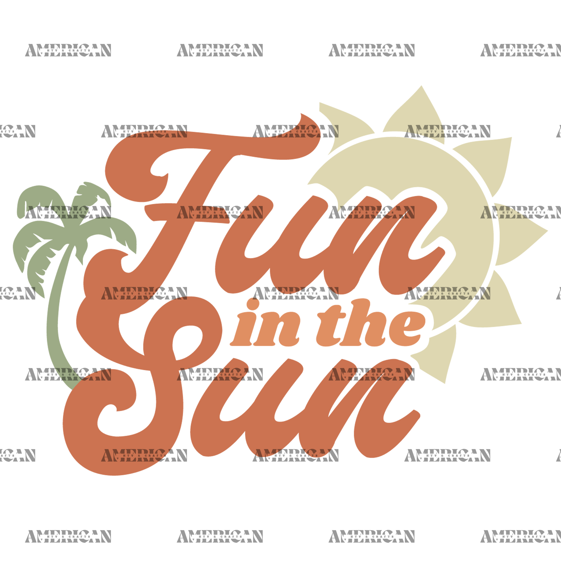 Fun In The Sun-2 DTF Transfer