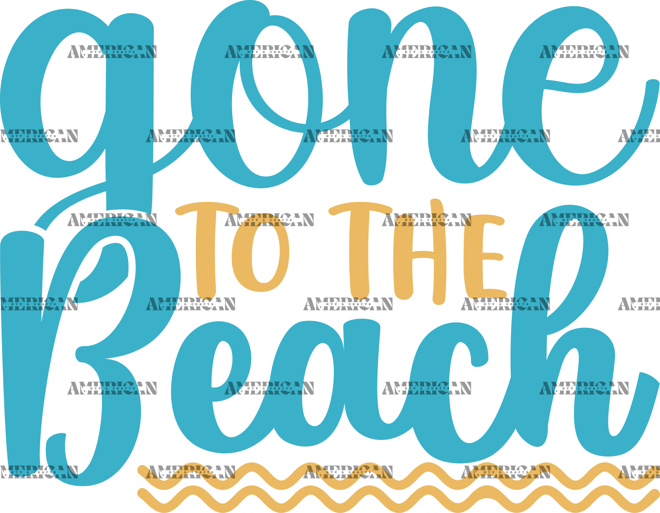 Gone To The Beach DTF Transfer