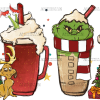 Grinchmas Latte UV DTF Transfer