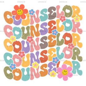 Groovy Counselor DTF Transfer