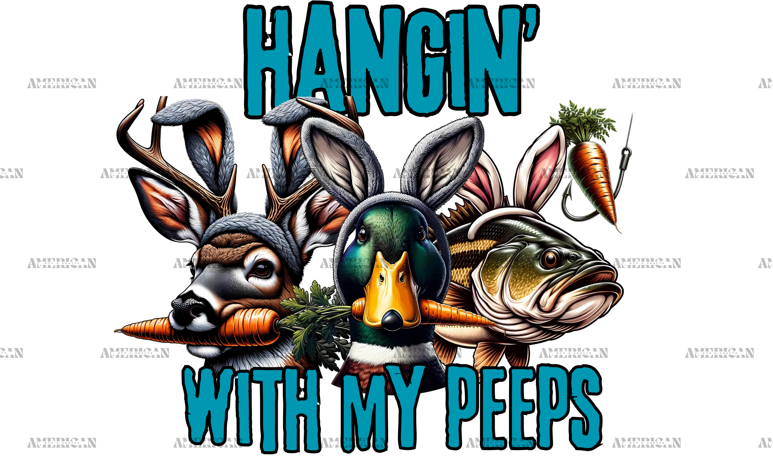 Hangin With My Peeps DTF Transfer
