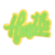 Light Green on Yellow