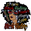 Iam Black History Women DTF Transfer