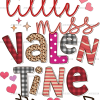 Little Miss Valentine-2 DTF Transfer
