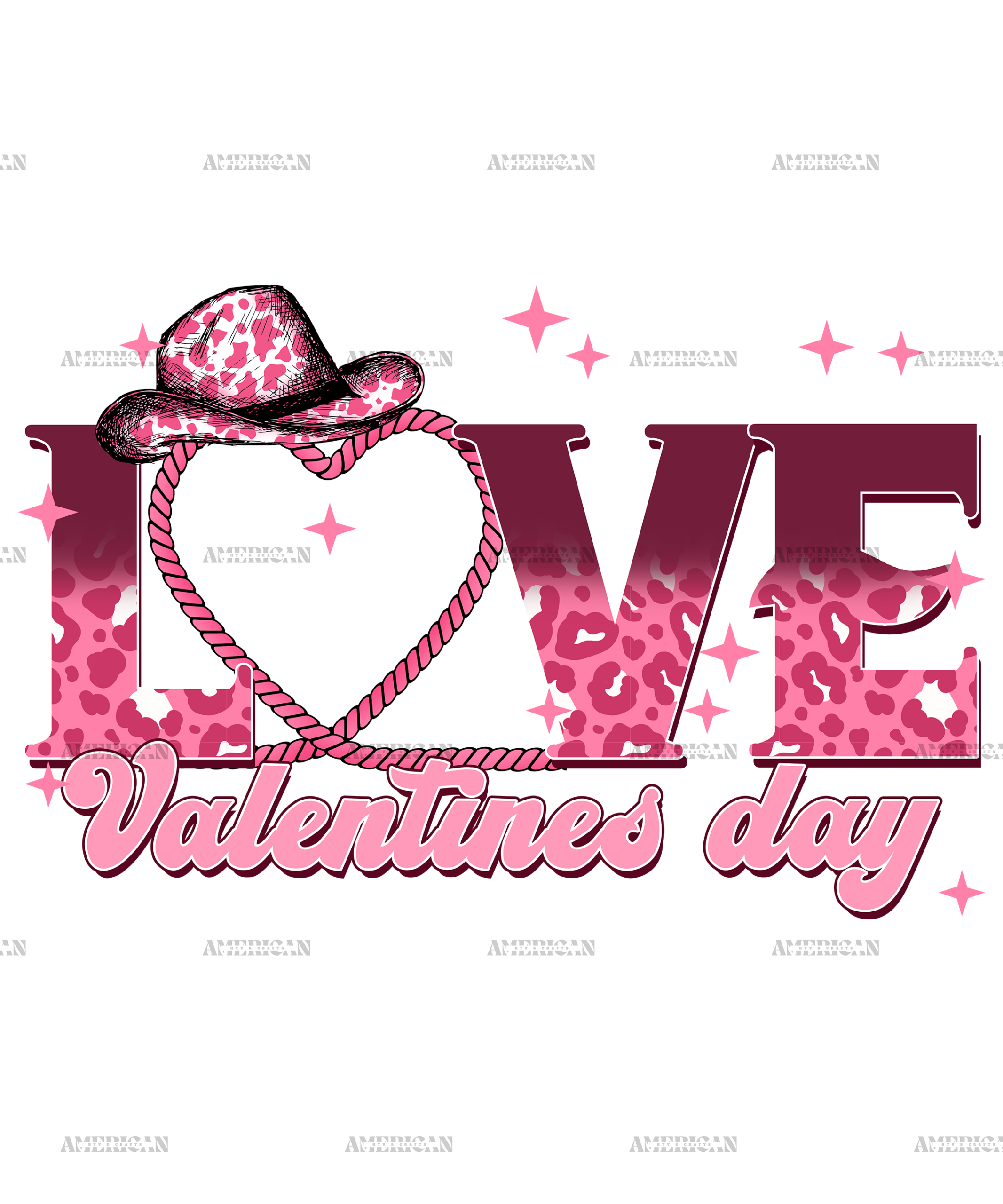 Love Valentines Day-2 DTF Transfer