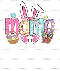 Mama Easter DTF Transfer