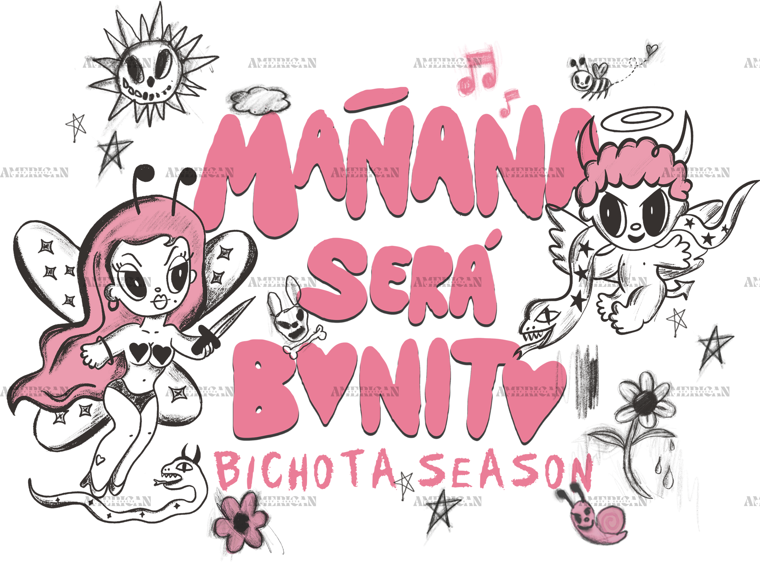 Manana Sera Bonito Bichota Season-2 Dtf Transfer