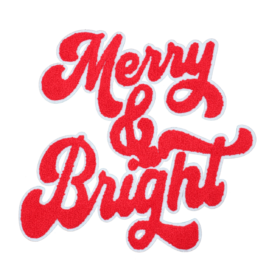 Alternative view of Merry & Bright Patch (Large/Chenille)
