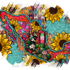 Mexico Map Dtf Transfer