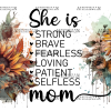 Mom Sunflowers UV DTF Transfer