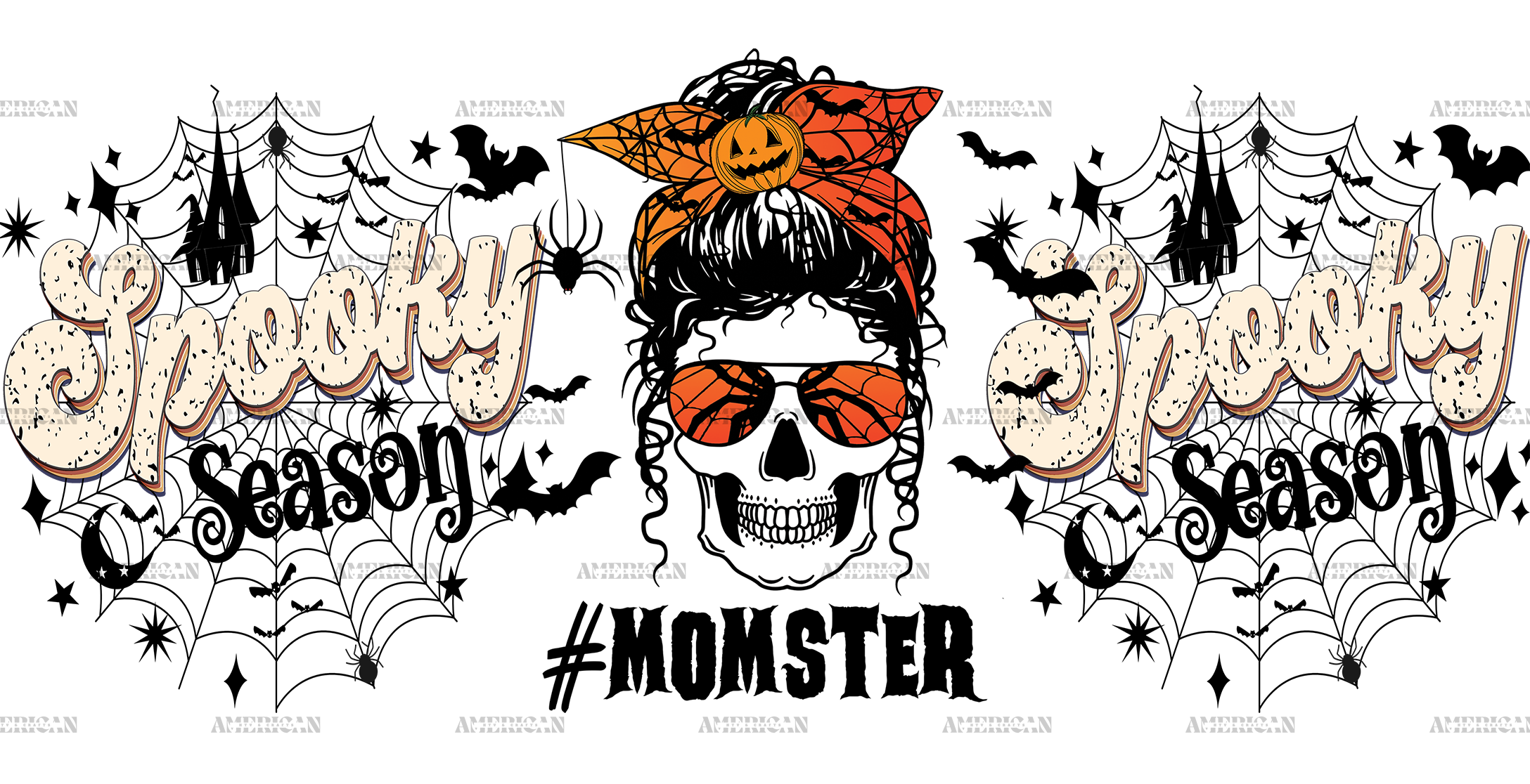 Momster Spooky UV DTF Transfer