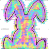 Rabbit Pink Splash DTF Transfer