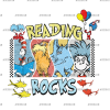 Reading Rocks Retro DTF Transfer