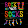 Rock Your Socks World Down Syndrome Day-2 DTF Transfer