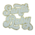 White on Gold