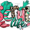 Scrub Life UV DTF Transfer