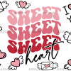 Sweet Heart Valentines UV DTF Transfer