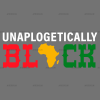 Unaplogetically Black DTF Transfer