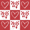 Valentine Bows-2 DTF Transfer