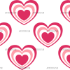Valentines Day Hearts-8 UV DTF Transfer