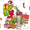 Whoville Grinch UV DTF Transfer