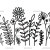 Wild Flowers-6 UV DTF Transfer