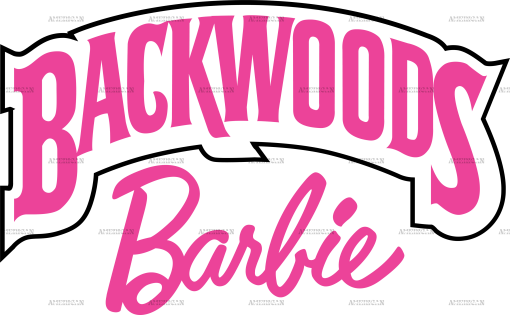 Alternative view of Backwoods Barbie pink  DTF Transfer