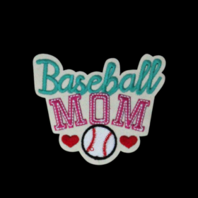 Alternative view of Baseball Mom Patch(Small/Embroidery)