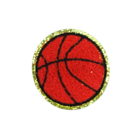 Alternative view of Basket Ball Patch (Small/Chenille)