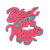 Pink on Turquoise