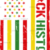 Black History Flag DTF Transfer