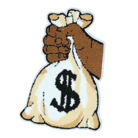 Alternative view of Money Bag Patch (Large/Chenille)