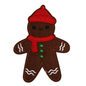 Alternative view of Gingerbread Man Patch (Small/Embroidery)
