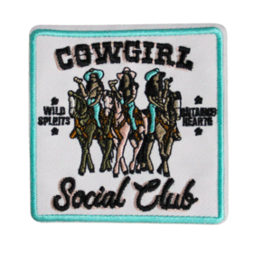 Alternative view of Cowgirl Social Club Patch (Small/Embroidery)