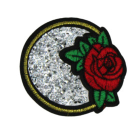Alternative view of Crystal Rose Patch (Small/Embroidery)