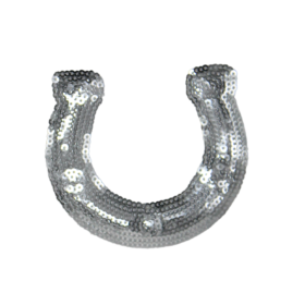 Alternative view of Horseshoe Patch (Small/Sequin)