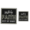Walk By Faith Not By Sight Patch (Small/Embroidery)