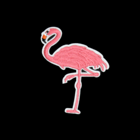 Alternative view of Flamingo Patch (Small/Embroidery)