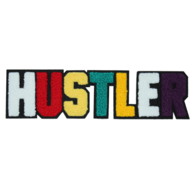 Alternative view of Hustler Patch (Large/Chenille)