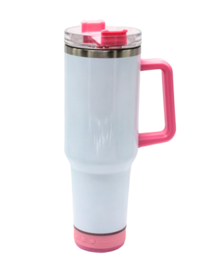Alternative view of 40 Oz Sublimation Speaker Tumbler