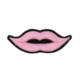 Alternative view of Baby Pink Lips Patch (Small/Embroidery)
