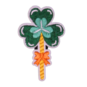 Alternative view of Tiny Clover Patch (Small/Embroidery)